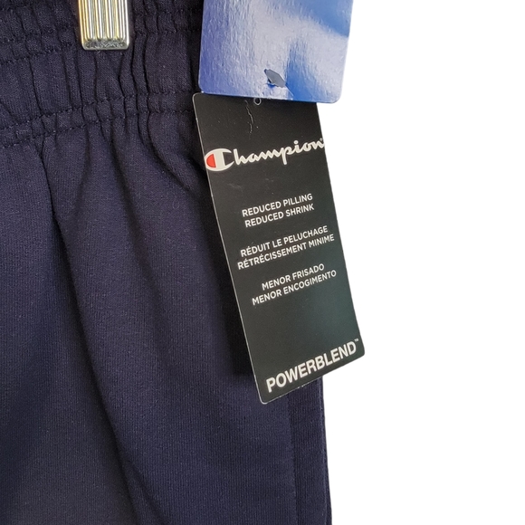 Champion Athletic Powerblend Vintage Y2K Navy Activewear Sweats Deadstock NWT - Picture 12 of 16